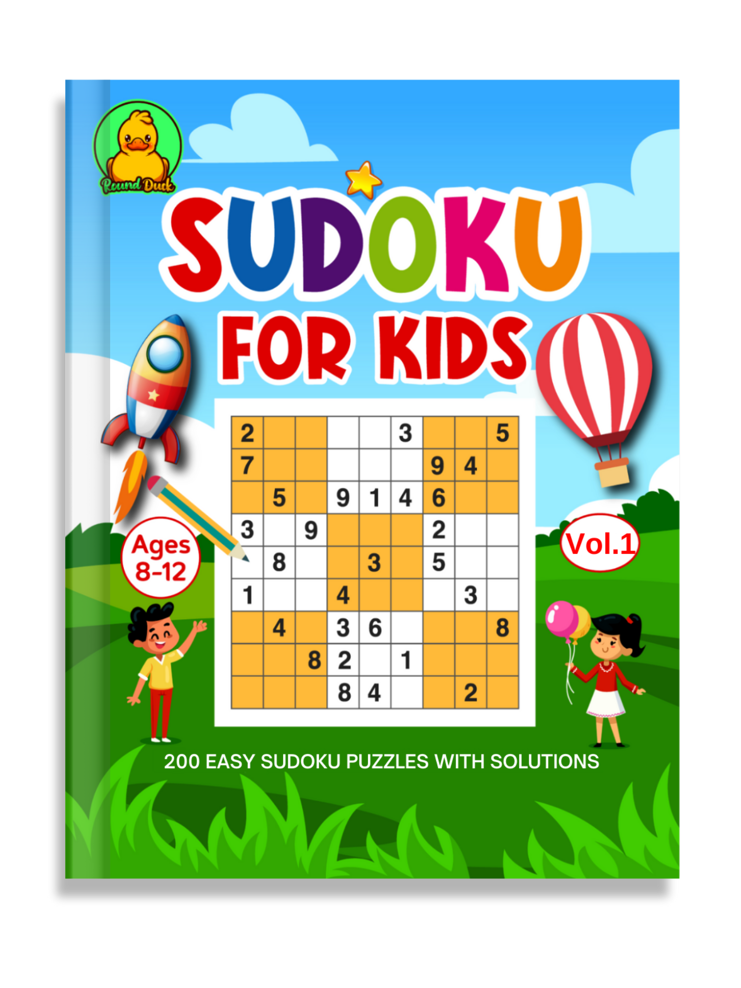 Sudoku for Kids Ages 8-12 Vol.1 By Round Duck - ✓