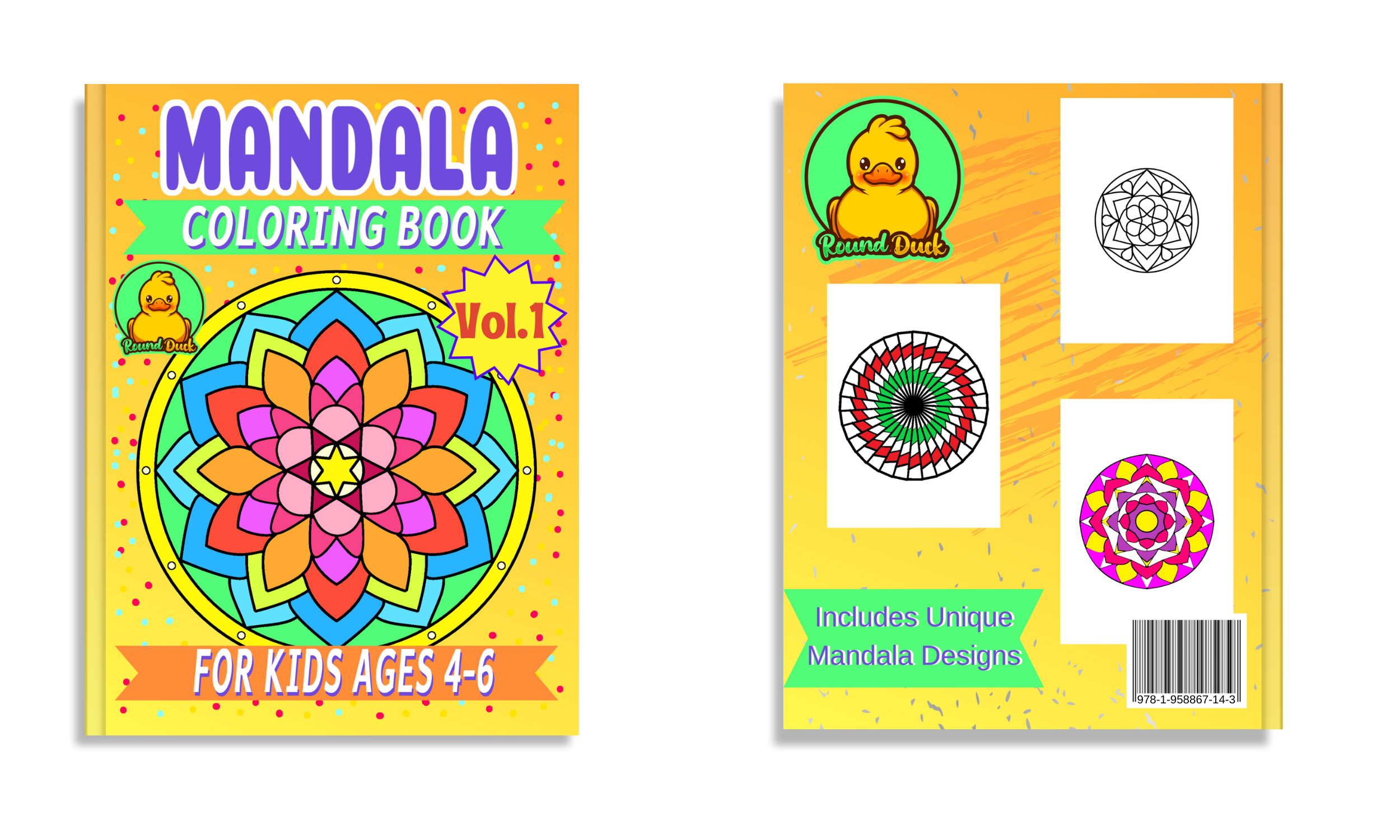 Mandala Coloring Book For Kids: For Kids Ages 6-8 Mandala Coloring